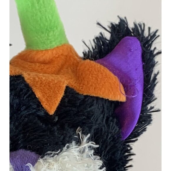 Halloween Plush Black Cat In Pumpkin Costume By PBC International Jack-o-Lantern - Picture 8 of 11